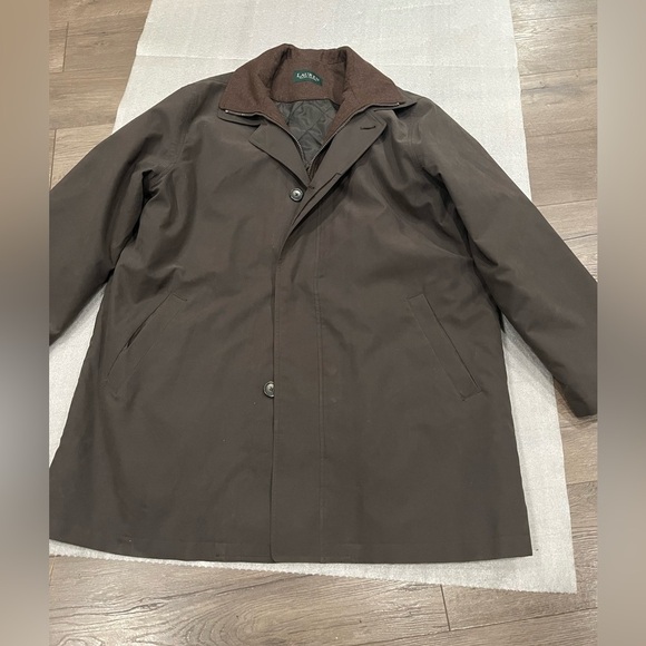 [46R]Lauren Ralph Lauren Edgar Classic Fit Trench Coat with Removable Lining - Picture 3 of 13